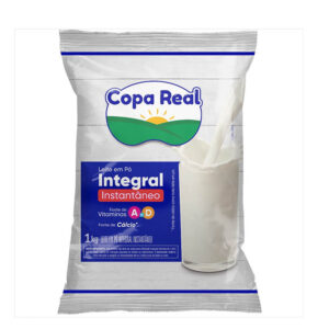Leite em pó integral instantâneo com vitaminas – Copa Real